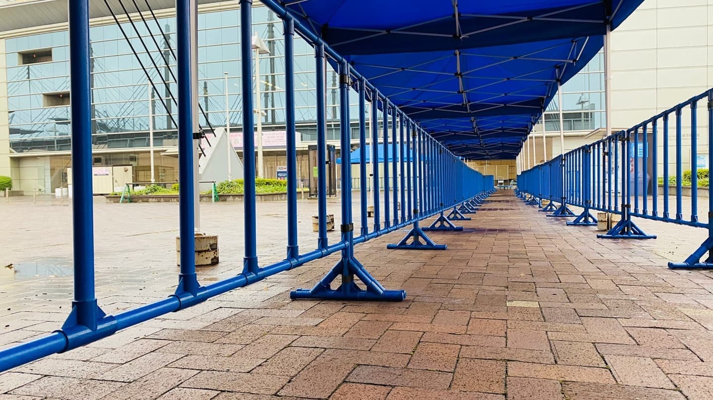 プラサク,イベントフェンス,イベント,安全対策,プラ柵